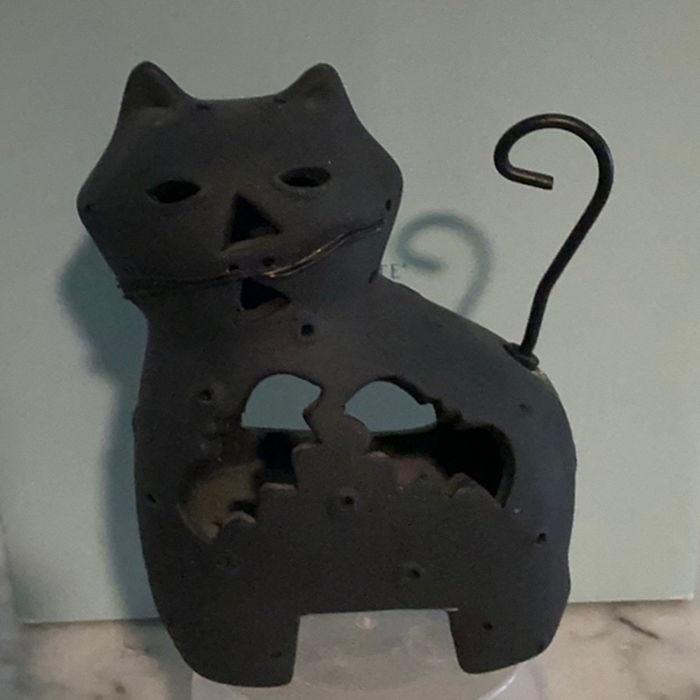 Black Cat Tealight holder